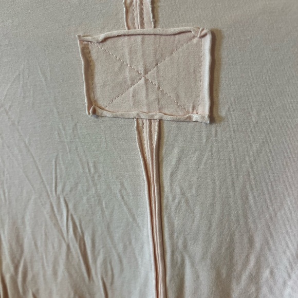 FREE PEOPLE We the Free Fresh and Clean LS Top Light Pink Medium - Picture 6 of 7